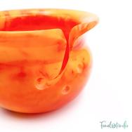 Scheepjes Narancs Fonaltartó Tál - Orange Yarn Bowl - 14cm - 02 Scheepjes Narancs Fonaltartó Tál - Orange Yarn Bowl - 14cm - 02