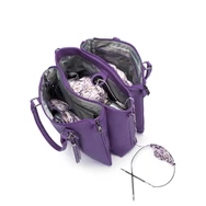 Namaste Satchel - Purple Makers bag - Luxus Projekt táska - lila