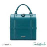 Namaste Trunk - Luxus Fonaltartó Táska - Yarn Bag - dark teal - sötét türkiz - 4. kép Namaste Trunk - Luxus Fonaltartó Táska - Yarn Bag - dark teal - sötét türkiz - 4. kép