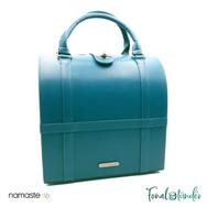 Namaste Trunk - Luxus Fonaltartó Táska - Yarn Bag - dark teal - sötét türkiz Namaste Trunk - Luxus Fonaltartó Táska - Yarn Bag - dark teal - sötét türkiz