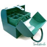 Namaste Trunk - Luxus Fonaltartó Táska - Yarn Bag - dark teal - sötét türkiz - 2. kép Namaste Trunk - Luxus Fonaltartó Táska - Yarn Bag - dark teal - sötét türkiz - 2. kép