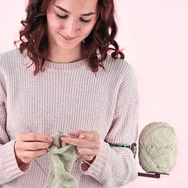 Addi YarnArm - yarn holder - karon hordható fonaltartó - lila