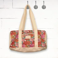 Bohin Blossoms Orange - project bag - kötős horgolós projekt táska