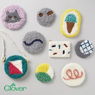Clover - Hímzőtoll készlet - Punch needle set - 04