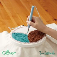 Clover - Hímzőtoll készlet - Punch needle set - 02