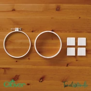 Clover - Hímzőkeret készlet - hímzőtoll technikához - Punch needle hoop - 05
