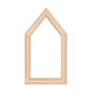 Decorative embroidery frame - House - M size - Ház alalakú hízés díszkeret