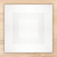 Rico Tablecloth - Cross stitch - White - 90x90cm - hímezhető kész asztalterítő