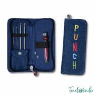 KnitPro Punch Needle Set - Vibrant - Hímzőtoll készlet - élénk színekben - 03