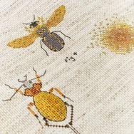 DMC Aida Linen 14 count Fabric - Ecru - Aida len hímzővászon 38x45cm 