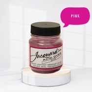 Jacquard Acid dye - 608 Pink - élénk rózsaszín textil és fonal festék