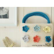 Girl Flower Garden Bag - crochet pattern - Virágoskert kistáska - horgolásminta