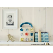 Girl Flower Garden Bag - crochet pattern - Virágoskert kistáska - horgolásminta