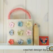 Girl Flower Garden Bag - crochet pattern - Virágoskert kistáska - horgolásminta