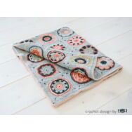 Apple Bossom - baby blanket crochet pattern - babatakaró - horgolásminta
