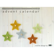 Adventi Csillag Kalendárium - horgolás minta - Advent Star Calendar - crochet pattern