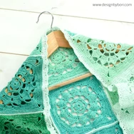 Peppermint Shrug - crochet pattern - Borsmenta Vállkendő - horgolásminta