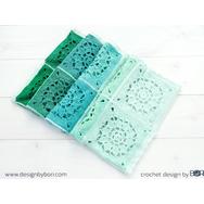 Peppermint Shrug - crochet diy kit - Borsmenta Véllkendő - horgolásminta + fonal csomag Peppermint Shrug - crochet diy kit - Borsmenta Véllkendő - horgolásminta + fonal csomag