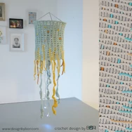 Jellyfish Lantern - crochet pattern - Medúza Lampion - horgolásminta