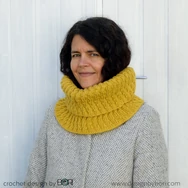 Mustard Cowl - knitting pattern - Mustár Sál - kötésminta