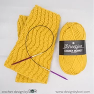 Mustard Cowl - knitting pattern - Mustár Sál - kötésminta