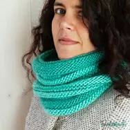 Namaste Cowl - knitting pattern - Namaste Körsál - kötésminta
