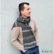 Stone Washed Scarf - knitting pattern - sál - kötésminta Stone Washed Scarf - knitting pattern - sál - kötésminta