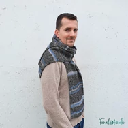 Stone Washed Scarf - knitting pattern - sál - kötésminta