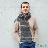 Stone Washed Scarf - knitting pattern - sál - kötésminta