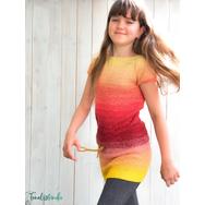 Tutti Frutti Girl Dress - crochet pattern -Tutti Frutti Ruha - horgolásminta