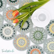 Tavaszváró Terítő - horgolás minta - Spring Table Decor - crochet pattern 