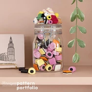 Scheepjes Pattern portfolio Maxi Sweet - 6 patterns - horgolásminták