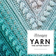 Scheepjes - Stormy Day Shawl - Türkiz Teadélután Vállkendő - horgolásminta - crochet pattern