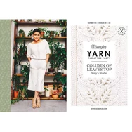 Column of leaves top - knitting pattern - csipkés blúz kötésminta - 07