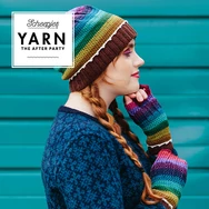 Scheepjes - Kaleidoscope Combo - színes sapka + kesztyű horgolásminta - crochet pattern - 03