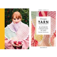 Scheepjes - Rainbow Crescent Scarf - Szivárvány sál - horgolásminta - crochet pattern - 08