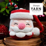 Scheepjes- Cup of Mr. Claus - Télapó Bögréje - horgolásminta - crochet pattern