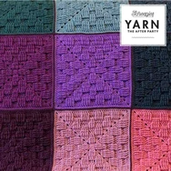 Scheepjes Scrumptious Squares Blanket - kocka mintás takaró horgolásminta - crochet pattern - 01