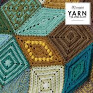 Scheepjes - Scrumptious Tiles Blanket - rombusz mintas takaró - horgolásminta - crochet pattern - 04