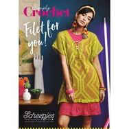 Scheepjes - Filet for you - Filé horgolás - 5 horgolásminta - 5 crochet patterns