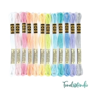 DMC Mouline Stranded Cotton thread set - Pastels