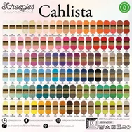 Scheepjes Cahlista Color Pack - 109 balls of cotton yarn
