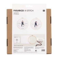 Rico Figurico - Lovebirds - embroidery kit - Szerelmespár keresztszemes hímzéscsomag