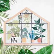 Rico Urban Jungle - embroidery kit - trópusi üvegház hímzéscsomag