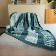 Durable True Colors CAL - Ocean Pearl - crocheted blanket - horgolt takaró fonalcsomag