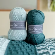 Durable True Colors CAL - Ocean Pearl - crocheted blanket - horgolt takaró fonalcsomag