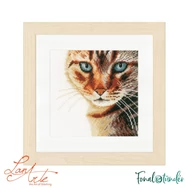 Lanarte Embroidery kit Cat - Macska - keresztszemes hímzés csomag