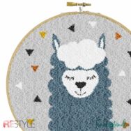 ReStyle Alpaca Punch Needle Kit - Alpaka hímzés készlet hímzőtollal - 02