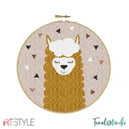 ReStyle Alpaca Punch Needle Kit - Alpaka hímzés készlet hímzőtollal