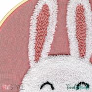 ReStyle Rabbit Punch Needle Kit - Nyuszi hímzés készlet hímzőtollal - 02